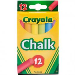 TAVELKRITA CRAYOLA SORTERADE FÄRGER 12-PACK